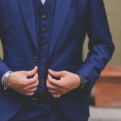 【CORDY特典あり】ブルースーツ/ベスト付き【結婚式 タキシード オーダーメイド】