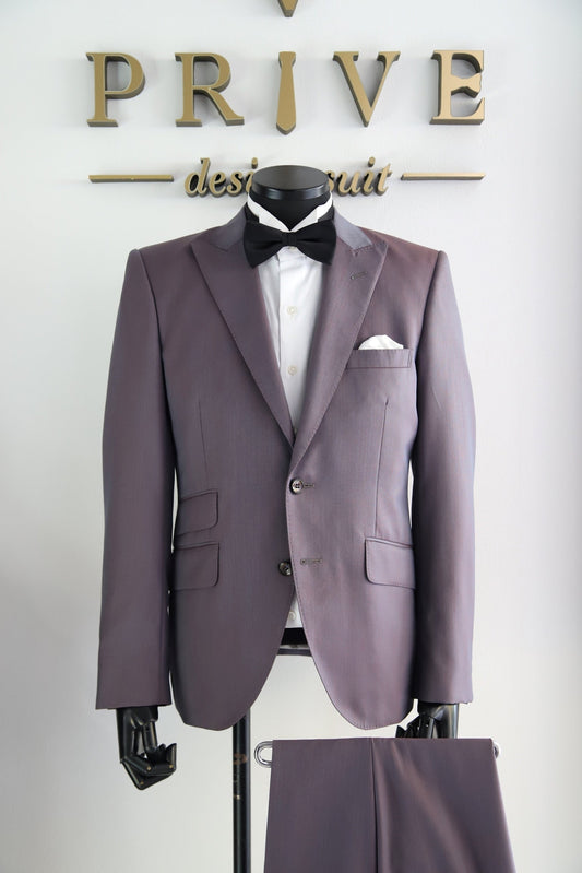 パープルスーツ【結婚式 タキシード レンタル】