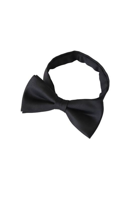 蝶ネクタイ/シルクブラック【結婚式 タキシード】