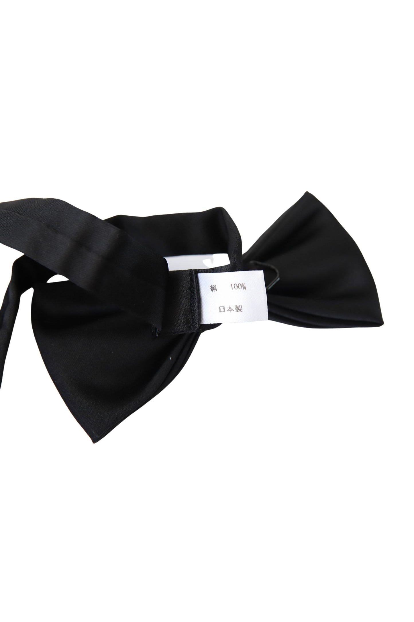 蝶ネクタイ/シルクブラック【結婚式 タキシード】