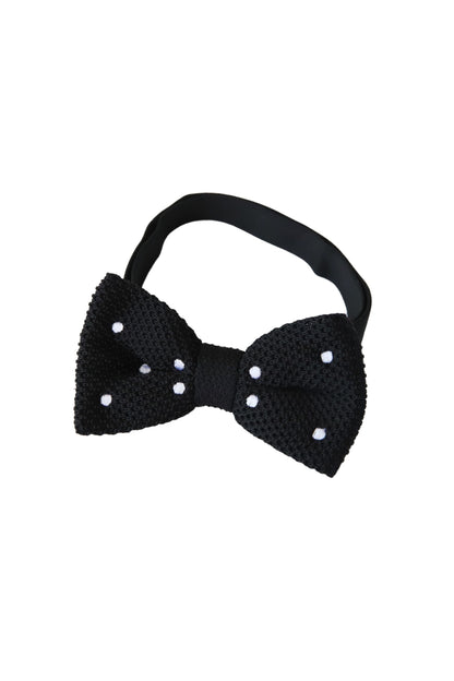 蝶ネクタイ/ドット柄ブラック【結婚式 タキシード】