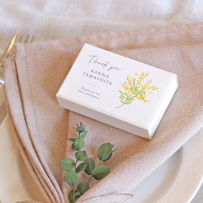 【席札BOX(スクエア)】ブリューテ【結婚式 ペーパー 席札】