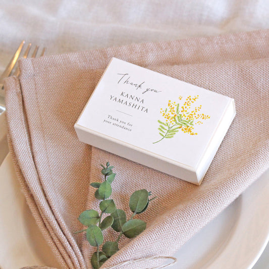 【席札BOX(スクエア)】ブリューテ【結婚式 ペーパー 席札】