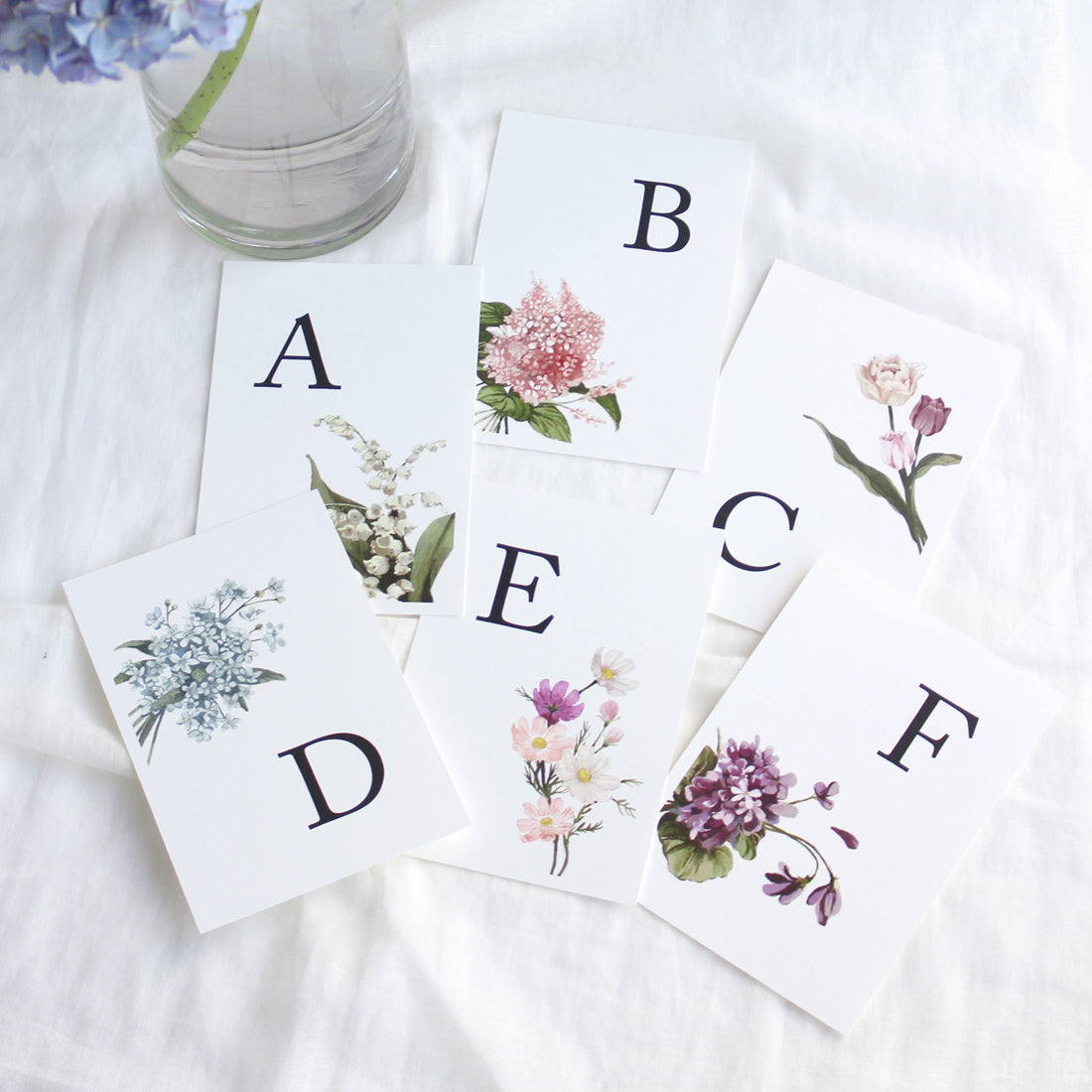 【テーブルナンバーカード】クラッシックブルーム【結婚式 挙式 披露宴 演出グッズ】