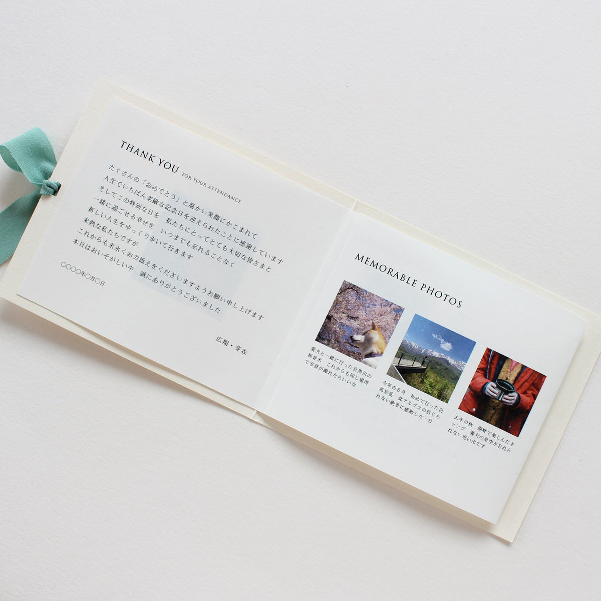 【プロフィールブック】シフォン【結婚式 ペーパー プロフィールブック】