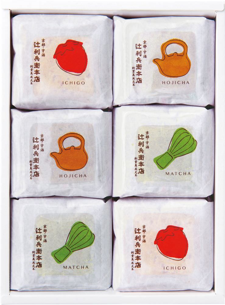 辻利兵衛本店 賽の茶6個 【結婚式 ギフト 食品 引き菓子 洋菓子】