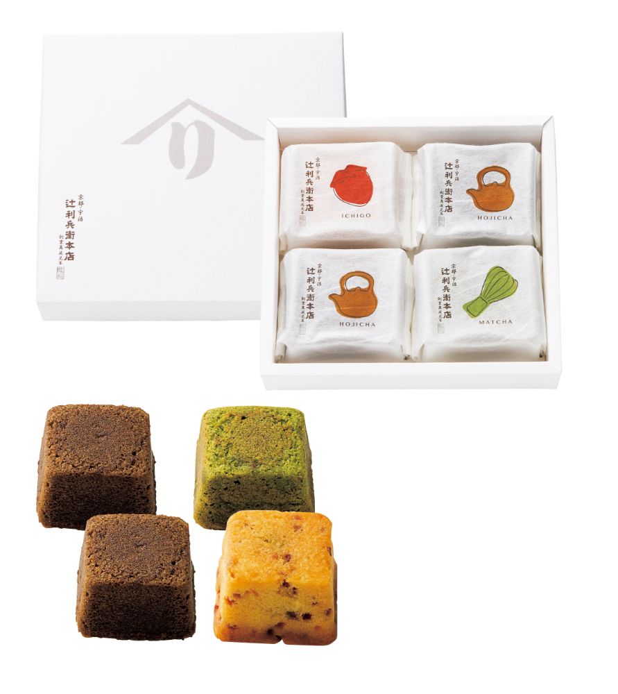 辻利兵衛本店 賽の茶4個 【結婚式 ギフト 食品 引き菓子 洋菓子】