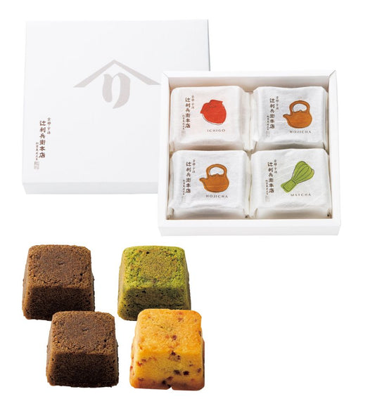 辻利兵衛本店 賽の茶4個 【結婚式 ギフト 食品 引き菓子 洋菓子】