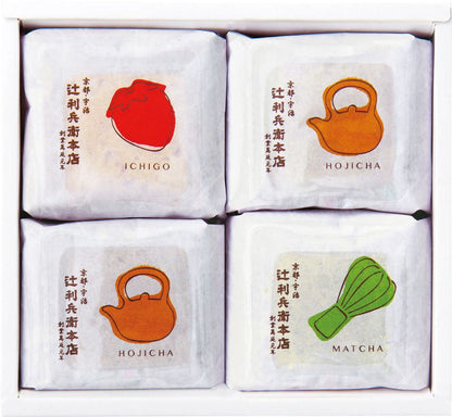 辻利兵衛本店 賽の茶4個 【結婚式 ギフト 食品 引き菓子 洋菓子】