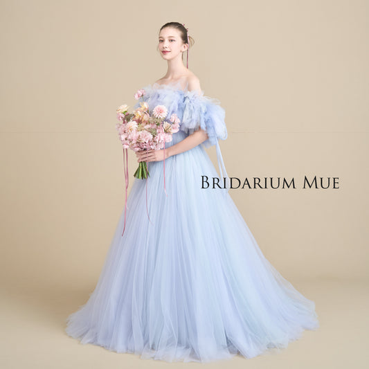 Cielo Blue  ‐ シエロ ブルー -【結婚式 カラードレス レンタル】