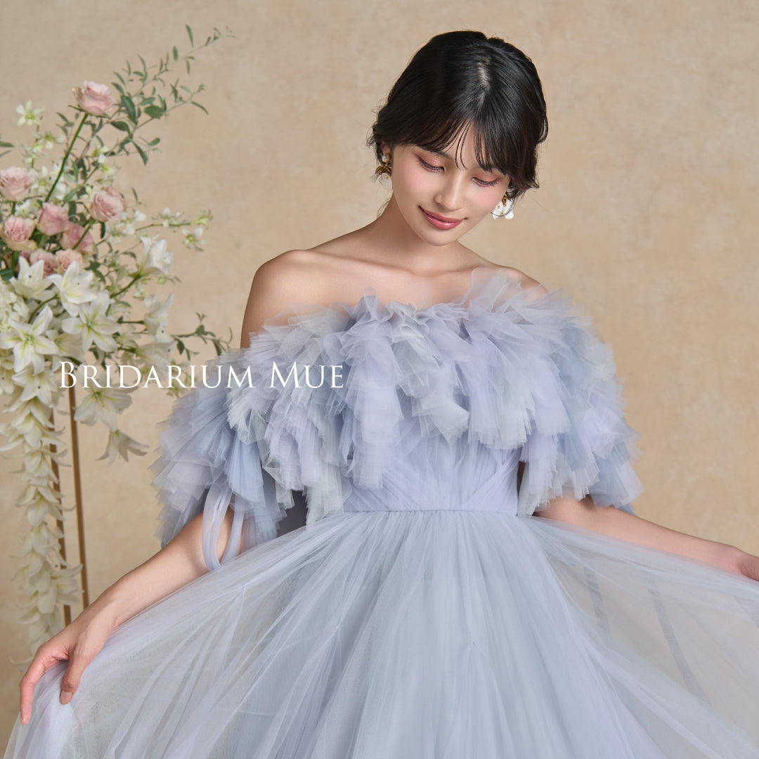 Cielo Blue  ‐ シエロ ブルー -【結婚式 カラードレス レンタル】