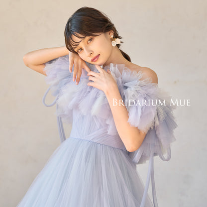 Cielo Blue  ‐ シエロ ブルー -【結婚式 カラードレス レンタル】