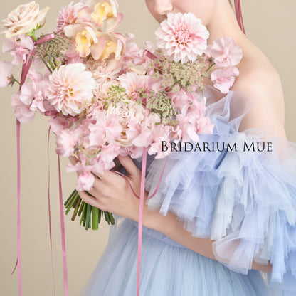 Cielo Blue  ‐ シエロ ブルー -【結婚式 カラードレス レンタル】