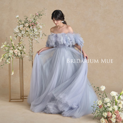 Cielo Blue  ‐ シエロ ブルー -【結婚式 カラードレス レンタル】