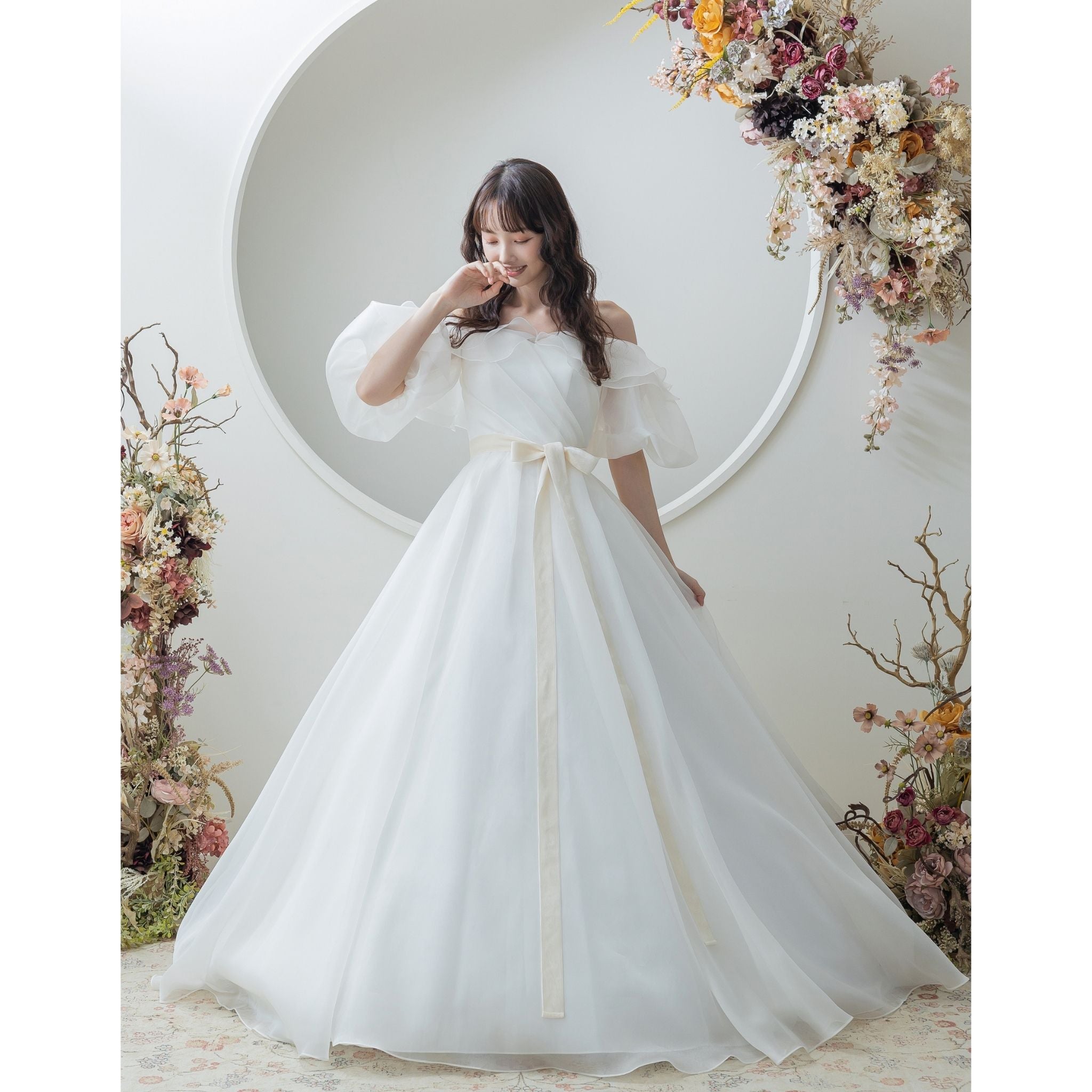オーダーメイドウェディングドレス NOA0065_offwhite 【ウェディングドレス オーダーメイド】 – 結婚式