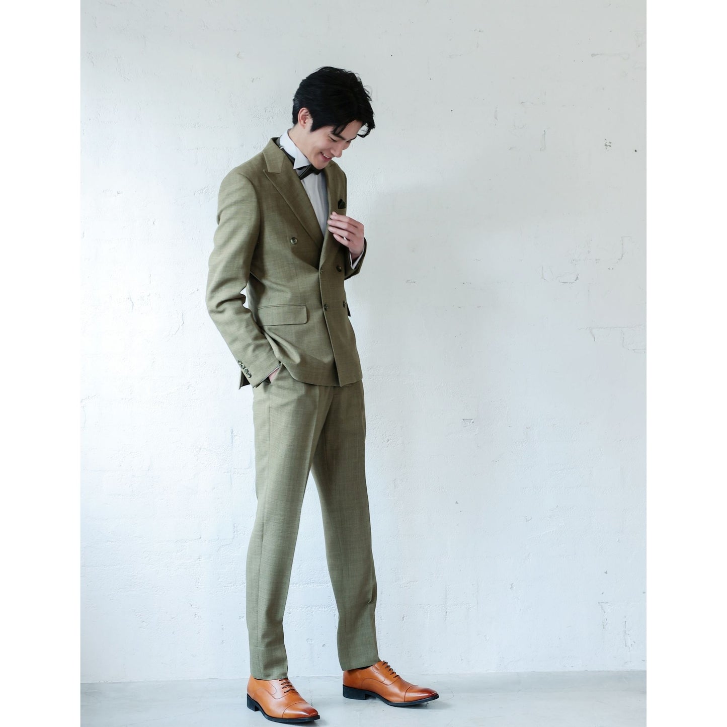 NOA2025-khaki【結婚式 タキシード オーダーメイド】