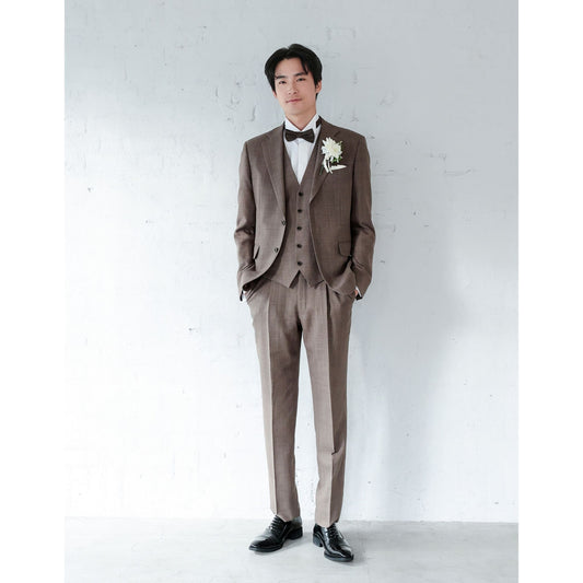 NOA2023-brown【結婚式 タキシード オーダーメイド】