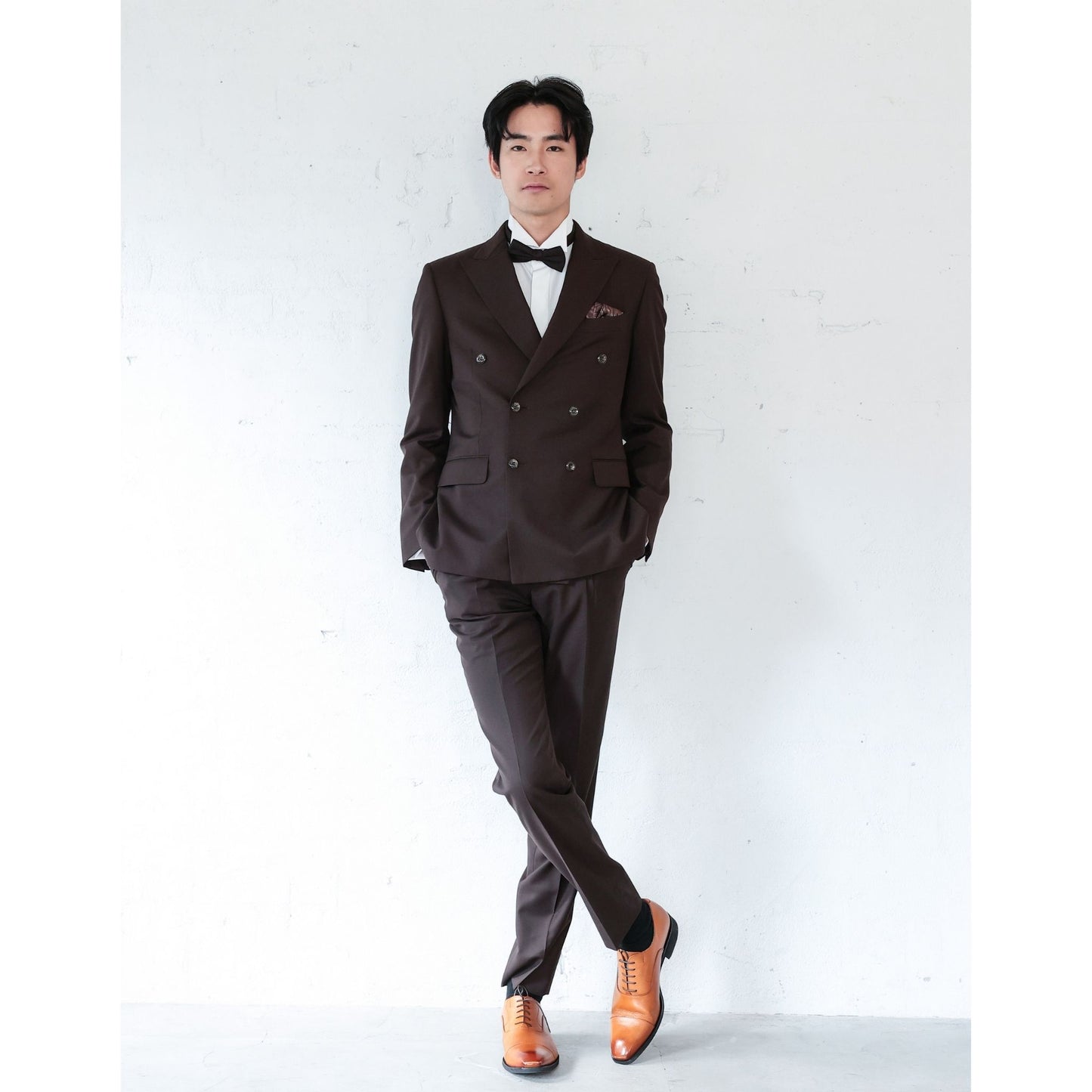 NOA2025-brown【結婚式 タキシード オーダーメイド】
