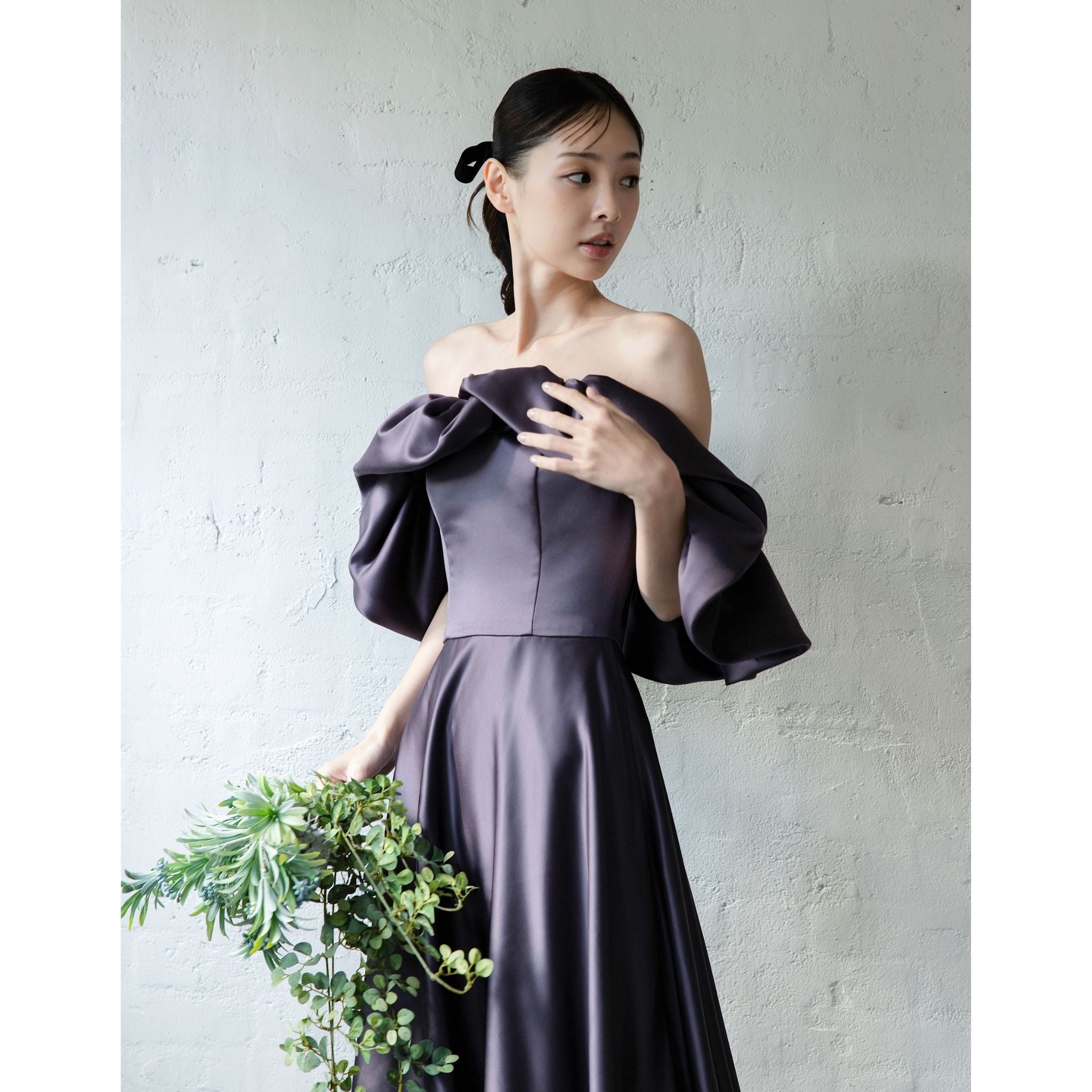 NOA0064_grayish purple【カラードレス オーダーメイド】 – 結婚式準備