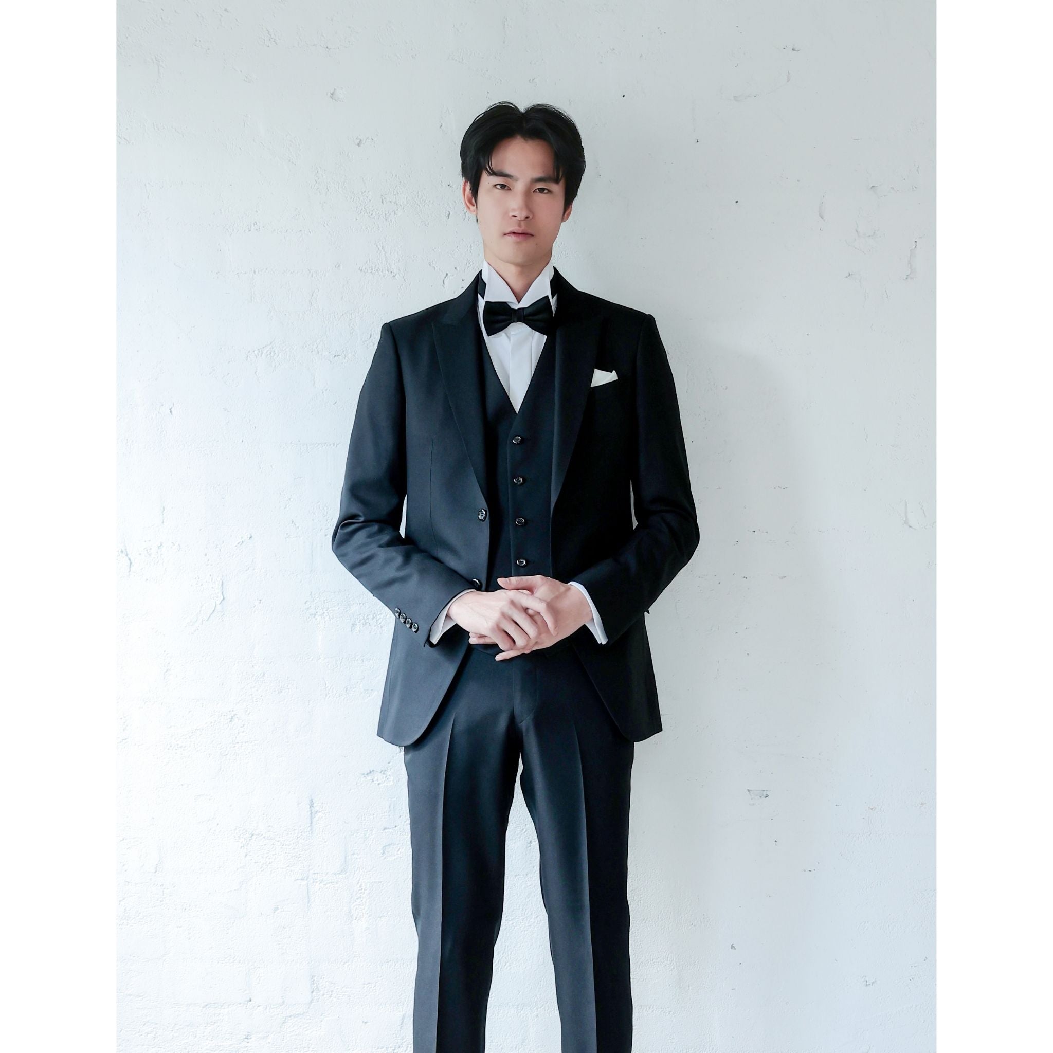TULLIO DI LORENZO スラックス 結婚式 タキシード クラシックモード NOA0028_black【結婚式 タキシード オーダーメイド】 – 結婚式準備