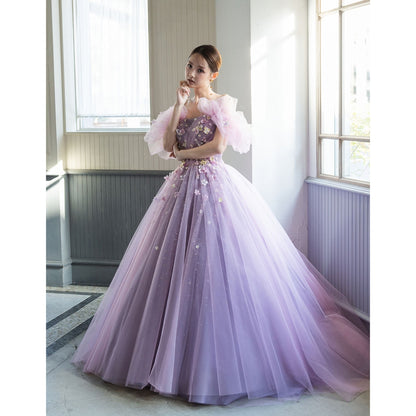 NOA0072_purple【結婚式 カラードレス オーダーメイド】