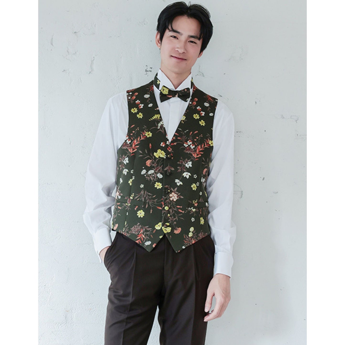 NOA3021_khaki【結婚式 タキシード ベスト オーダーメイド】