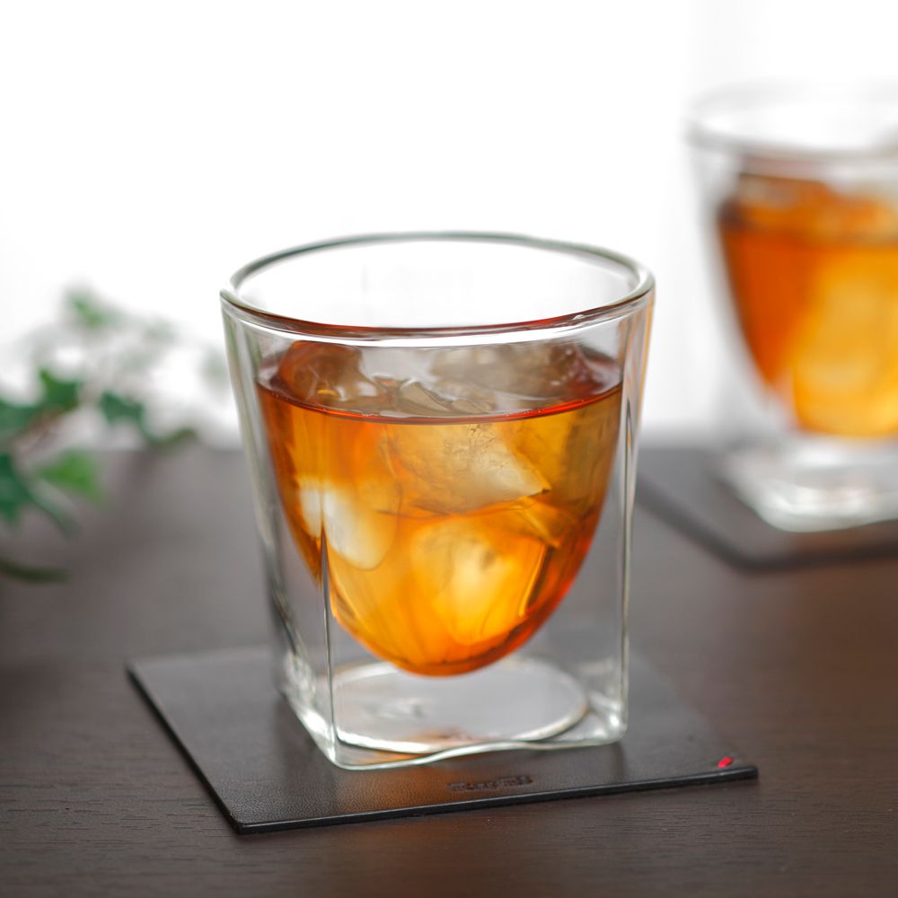 RayES/レイエス ダブルウォールグラス RDS-004 200ml 2個入り ラッピング・メッセージカード付 GS-02400 【結婚式 ギフト 引き出物 食器類】