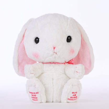 ぽてうさろっぴーのしろっぴー 【結婚式 披露宴 ギフト 両親贈呈品 ウェイトドール】