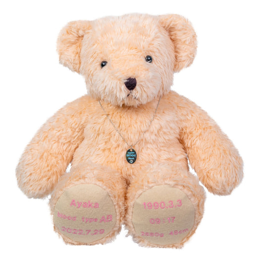 セレブレーションベア・ベーシック (サーモンピンク) 【結婚式 披露宴 ギフト 両親贈呈品 ウェイトドール】