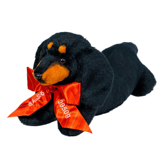 ウェイトドッグ&キャット ”ダックスフンド (黒)” 【結婚式 披露宴 ギフト 両親贈呈品 ウェイトドール】