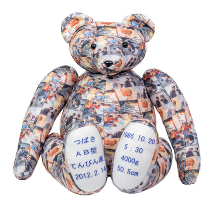 フォトベア・フルカラー. 【結婚式 披露宴 ギフト 両親贈呈品 ウェイトドール】