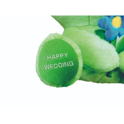 次の日ケロリ 前 (緑) 【結婚式 披露宴 ギフト 両親贈呈品 ウェイトドール】