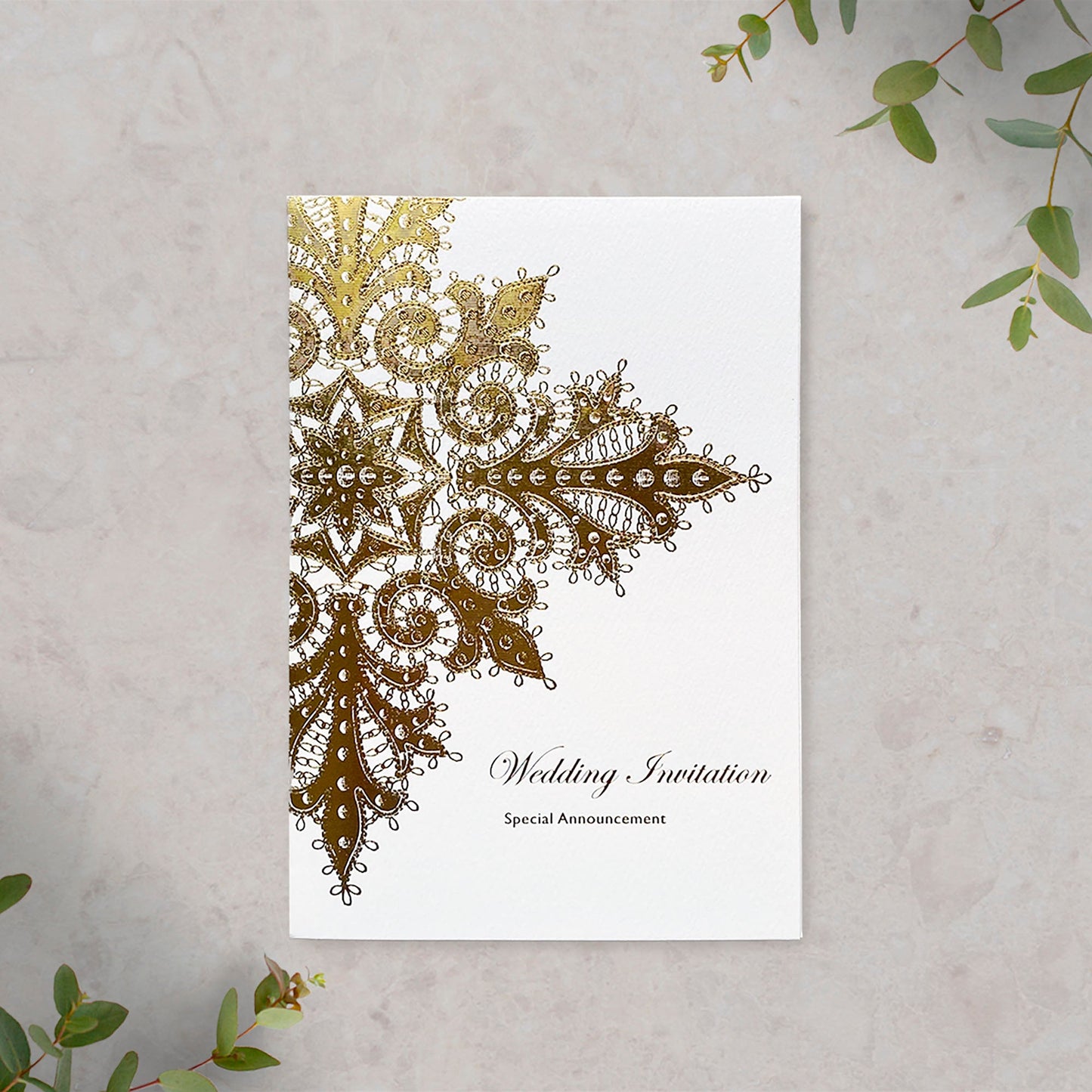 招待状 「 ソレイユ ホワイト 」 手作りキット | 結婚式 パーティー【結婚式 ペーパー 招待状】