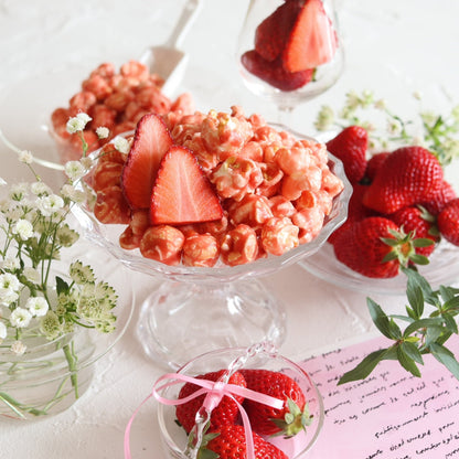 パリ・ホワイトショコラ&ストロベリーポップコーン【ボトル】ジュエル 【結婚式 ギフト 食品 引き菓子 洋菓子】