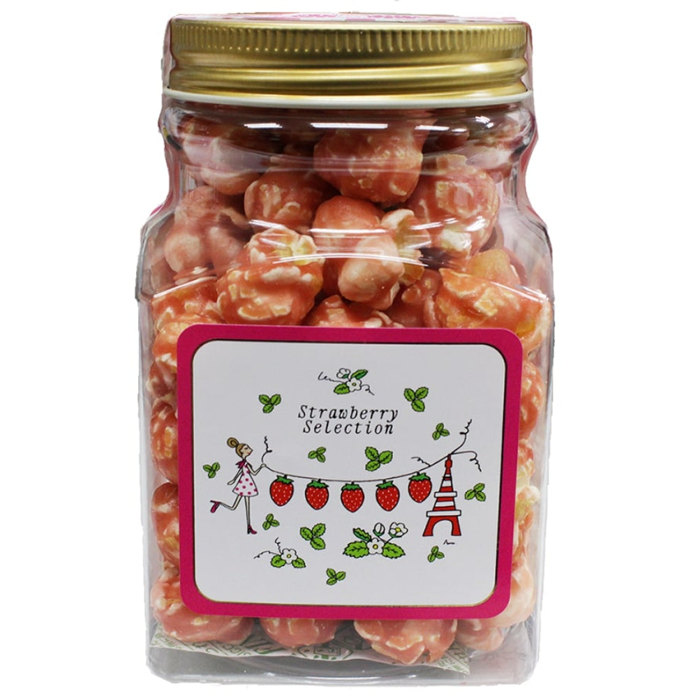 パリ・ホワイトショコラ&ストロベリーポップコーン【ボトル】ジュエル 【結婚式 ギフト 食品 引き菓子 洋菓子】