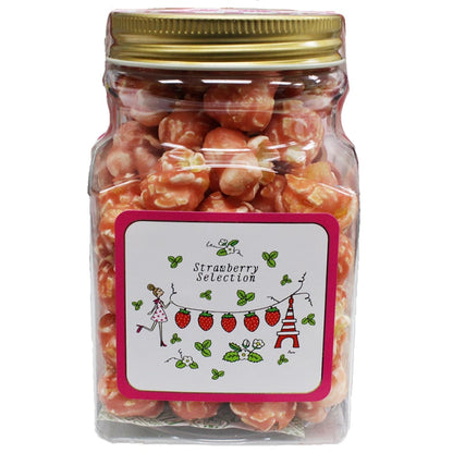 パリ・ホワイトショコラ&ストロベリーポップコーン【ボトル】ジュエル 【結婚式 ギフト 食品 引き菓子 洋菓子】