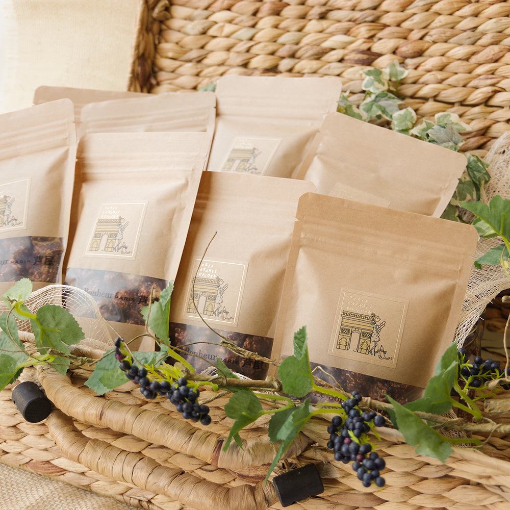 ショコラ&ピーナッツポップコーン【クラフト】レギュラー【結婚式 結婚祝い】 【結婚式 引き菓子 プチギフト お菓子】