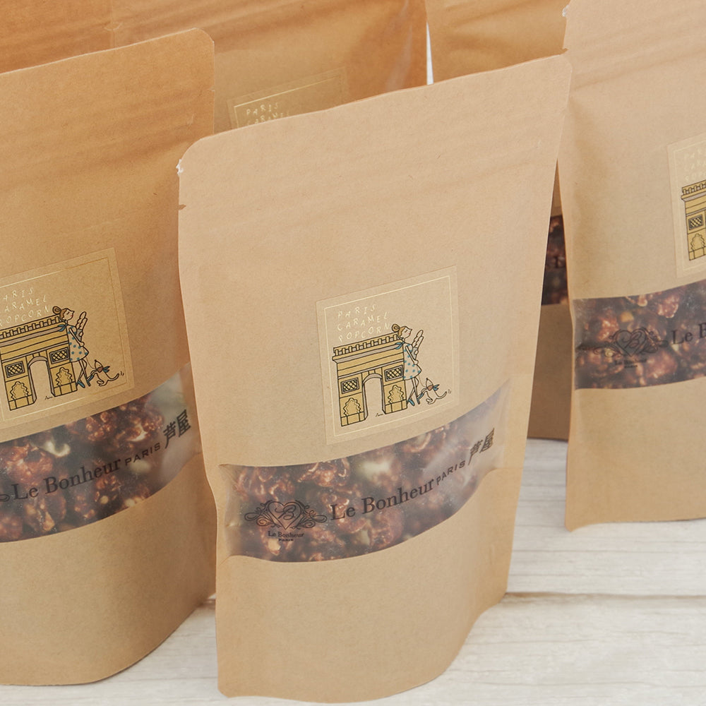 ショコラ&ピーナッツポップコーン【クラフト】レギュラー【結婚式 結婚祝い】 【結婚式 引き菓子 プチギフト お菓子】