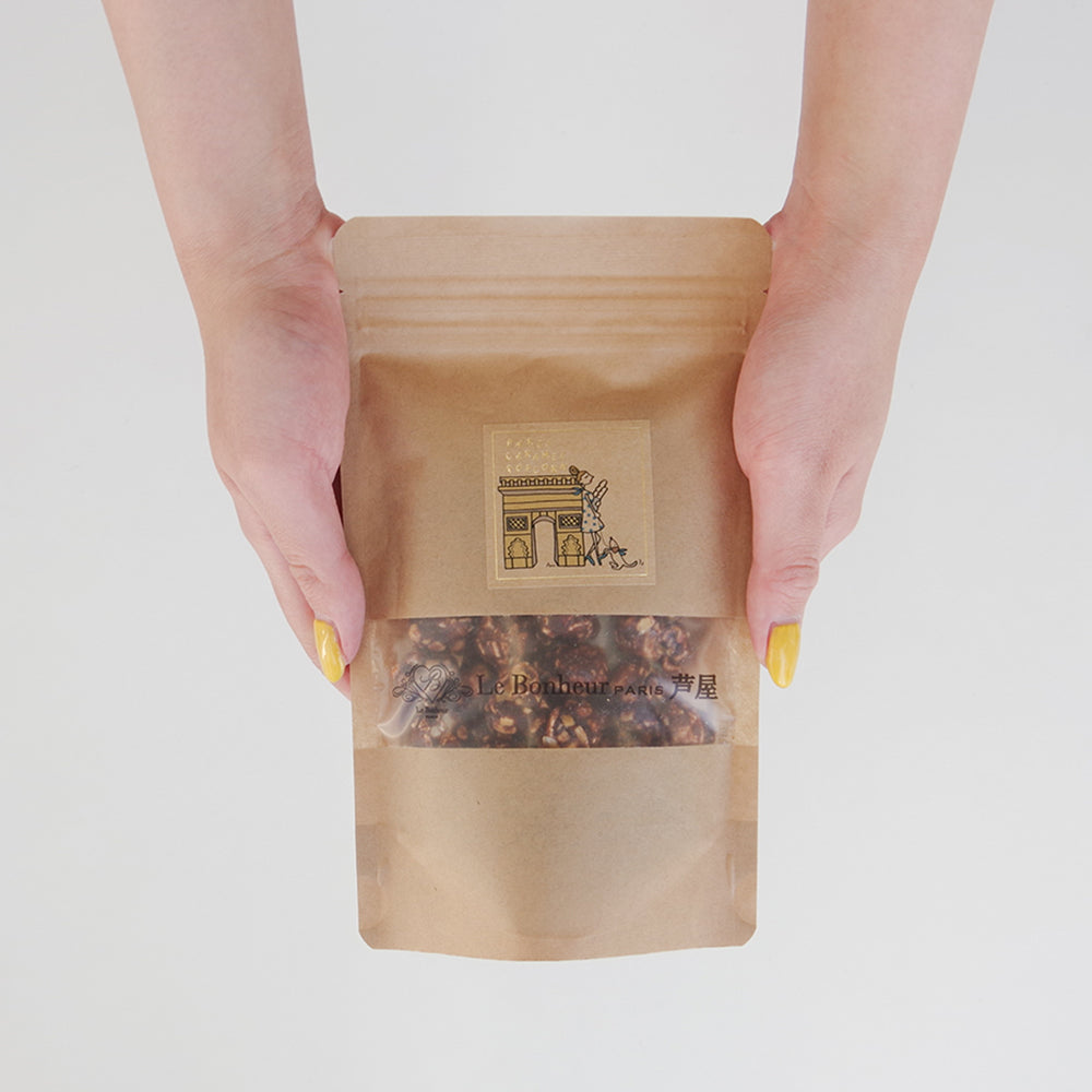 ショコラ&ピーナッツポップコーン【クラフト】レギュラー【結婚式 結婚祝い】 【結婚式 引き菓子 プチギフト お菓子】