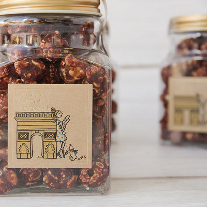 ショコラ&ピーナッツポップコーン【ボトル】ジュエル【結婚式 結婚祝い】 【結婚式 引き菓子 プチギフト お菓子】