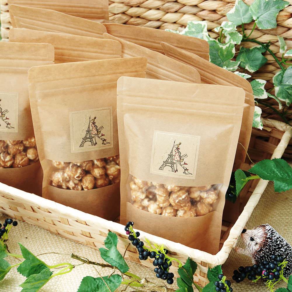 パリ・キャラメルポップコーン 【クラフト】レギュラー 【結婚式 引き菓子 プチギフト お菓子】