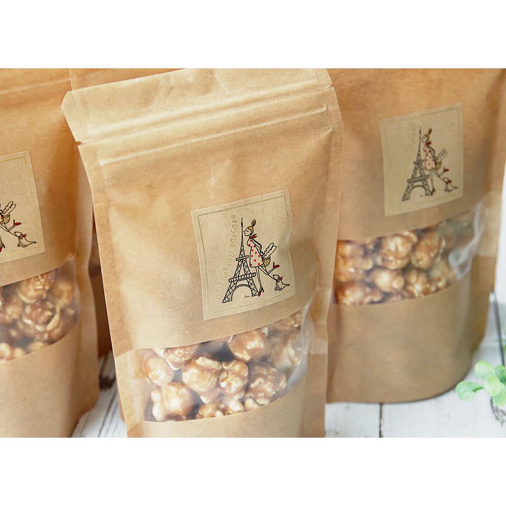 パリ・キャラメルポップコーン 【クラフト】レギュラー 【結婚式 引き菓子 プチギフト お菓子】