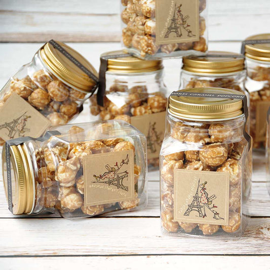 パリ・キャラメルポップコーン 【ボトル】ジュエル【結婚式 ギフト 食品 引き菓子 洋菓子】