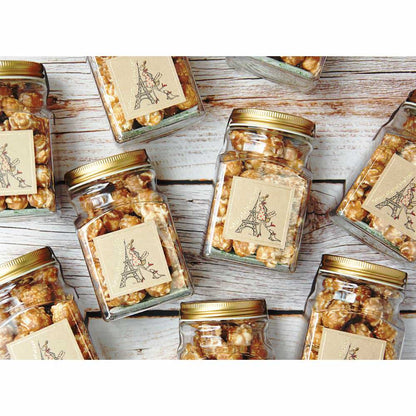 パリ・キャラメルポップコーン 【ボトル】ジュエル【結婚式 ギフト 食品 引き菓子 洋菓子】