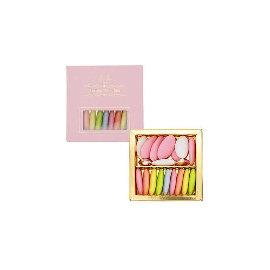 フランス産ドラジェ アソートボックス SS-5(パステルピンク) 【結婚式 ギフト 食品 引き菓子 洋菓子】