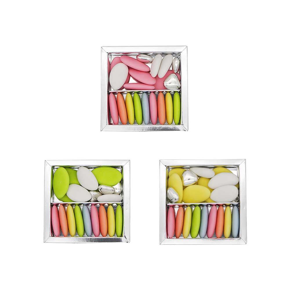 フランス産ドラジェ アソートPET SS-5(パステルグリーン) 【結婚式 引き菓子 プチギフト お菓子】