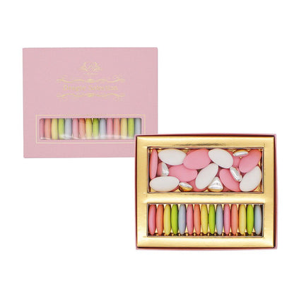 フランス産 ドラジェ アソートボックス(パステルピンク) S-5 【結婚式 ギフト 食品 引き菓子 洋菓子】