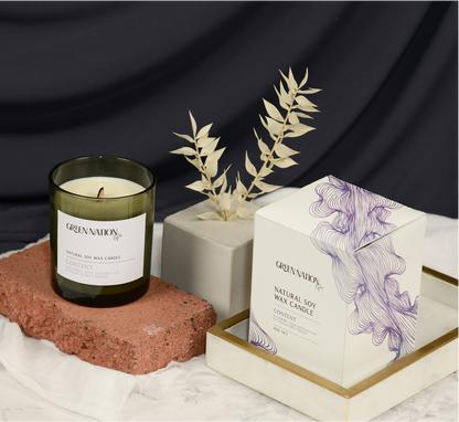 ウッドウィックソイキャンドル300g/エスケープ(レモンマートル&パイン) 【結婚式 引き出物 ギフト】