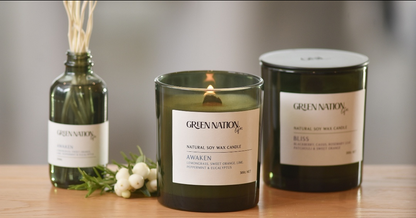 ウッドウィックソイキャンドル300g/アウェイクン(レモングラス&ライム) 【結婚式 引き出物 ギフト】