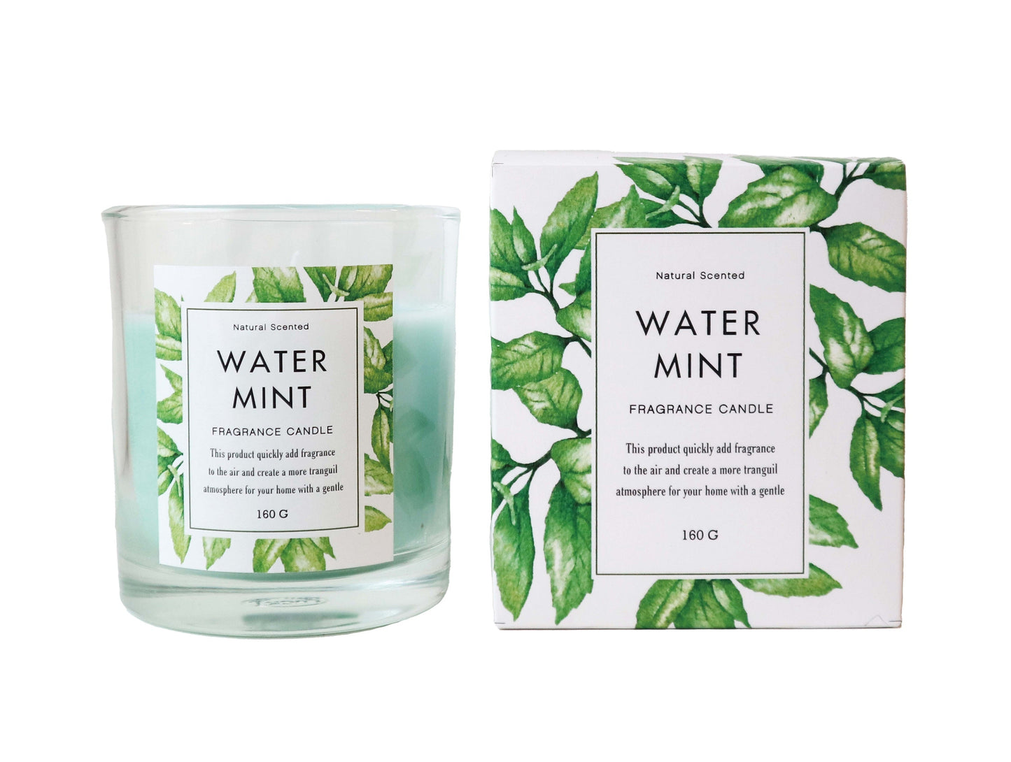 グラス入りキャンドル/ウォーターミント 【結婚式 引き出物 ギフト】